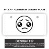 2" X 4" Aluminum License Plate  Thumbnail