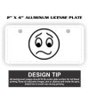 2" X 4" Aluminum License Plate  Thumbnail