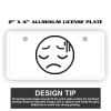 2" X 4" Aluminum License Plate  Thumbnail