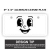 2" X 4" Aluminum License Plate  Thumbnail