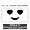 2" X 4" Aluminum License Plate  Thumbnail