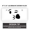 2" X 4" Aluminum License Plate  Thumbnail