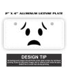 2" X 4" Aluminum License Plate  Thumbnail