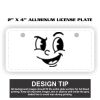 2" X 4" Aluminum License Plate  Thumbnail