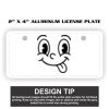2" X 4" Aluminum License Plate  Thumbnail