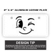2" X 4" Aluminum License Plate  Thumbnail