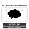 2" X 4" Aluminum License Plate  Thumbnail