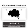 2" X 4" Aluminum License Plate  Thumbnail