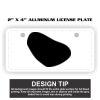 2" X 4" Aluminum License Plate  Thumbnail