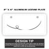 2" X 4" Aluminum License Plate  Thumbnail