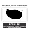 2" X 4" Aluminum License Plate  Thumbnail