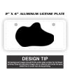 2" X 4" Aluminum License Plate  Thumbnail