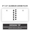 2" X 4" Aluminum License Plate  Thumbnail