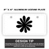 2" X 4" Aluminum License Plate  Thumbnail