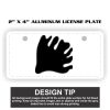 2" X 4" Aluminum License Plate  Thumbnail