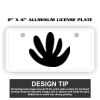 2" X 4" Aluminum License Plate  Thumbnail