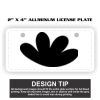 2" X 4" Aluminum License Plate  Thumbnail