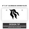 2" X 4" Aluminum License Plate  Thumbnail