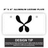 2" X 4" Aluminum License Plate  Thumbnail