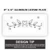 2" X 4" Aluminum License Plate  Thumbnail
