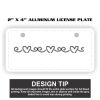 2" X 4" Aluminum License Plate  Thumbnail