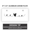 2" X 4" Aluminum License Plate  Thumbnail