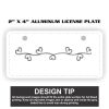 2" X 4" Aluminum License Plate  Thumbnail