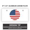 2" X 4" Aluminum License Plate  Thumbnail