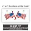 2" X 4" Aluminum License Plate  Thumbnail
