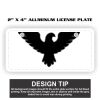 2" X 4" Aluminum License Plate  Thumbnail