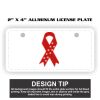 2" X 4" Aluminum License Plate  Thumbnail