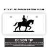 2" X 4" Aluminum License Plate  Thumbnail