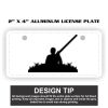 2" X 4" Aluminum License Plate  Thumbnail