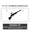 2" X 4" Aluminum License Plate  Thumbnail