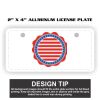 2" X 4" Aluminum License Plate  Thumbnail