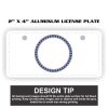 2" X 4" Aluminum License Plate  Thumbnail