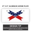 2" X 4" Aluminum License Plate  Thumbnail