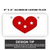 2" X 4" Aluminum License Plate  Thumbnail