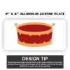 2" X 4" Aluminum License Plate  Thumbnail