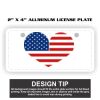2" X 4" Aluminum License Plate  Thumbnail