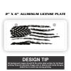 2" X 4" Aluminum License Plate  Thumbnail