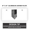 2" X 4" Aluminum License Plate  Thumbnail