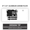 2" X 4" Aluminum License Plate  Thumbnail