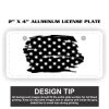 2" X 4" Aluminum License Plate  Thumbnail