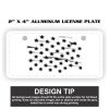 2" X 4" Aluminum License Plate  Thumbnail