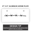 2" X 4" Aluminum License Plate  Thumbnail