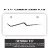 2" X 4" Aluminum License Plate  Thumbnail