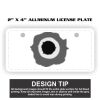 2" X 4" Aluminum License Plate  Thumbnail