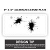 2" X 4" Aluminum License Plate  Thumbnail