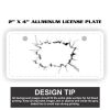 2" X 4" Aluminum License Plate  Thumbnail